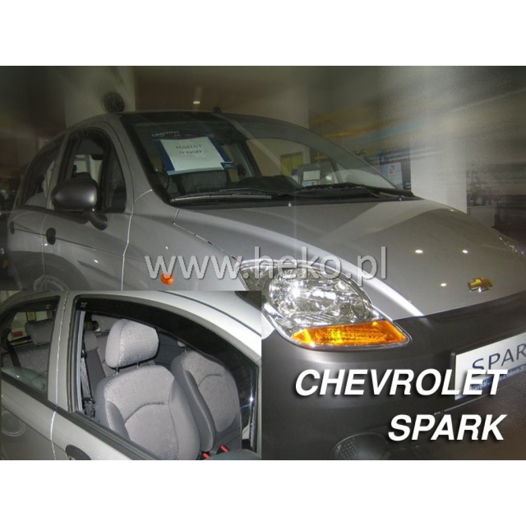 Ofuky oken Chevrolet Spark 5D 2005- přední + zadní hatchback | Heko