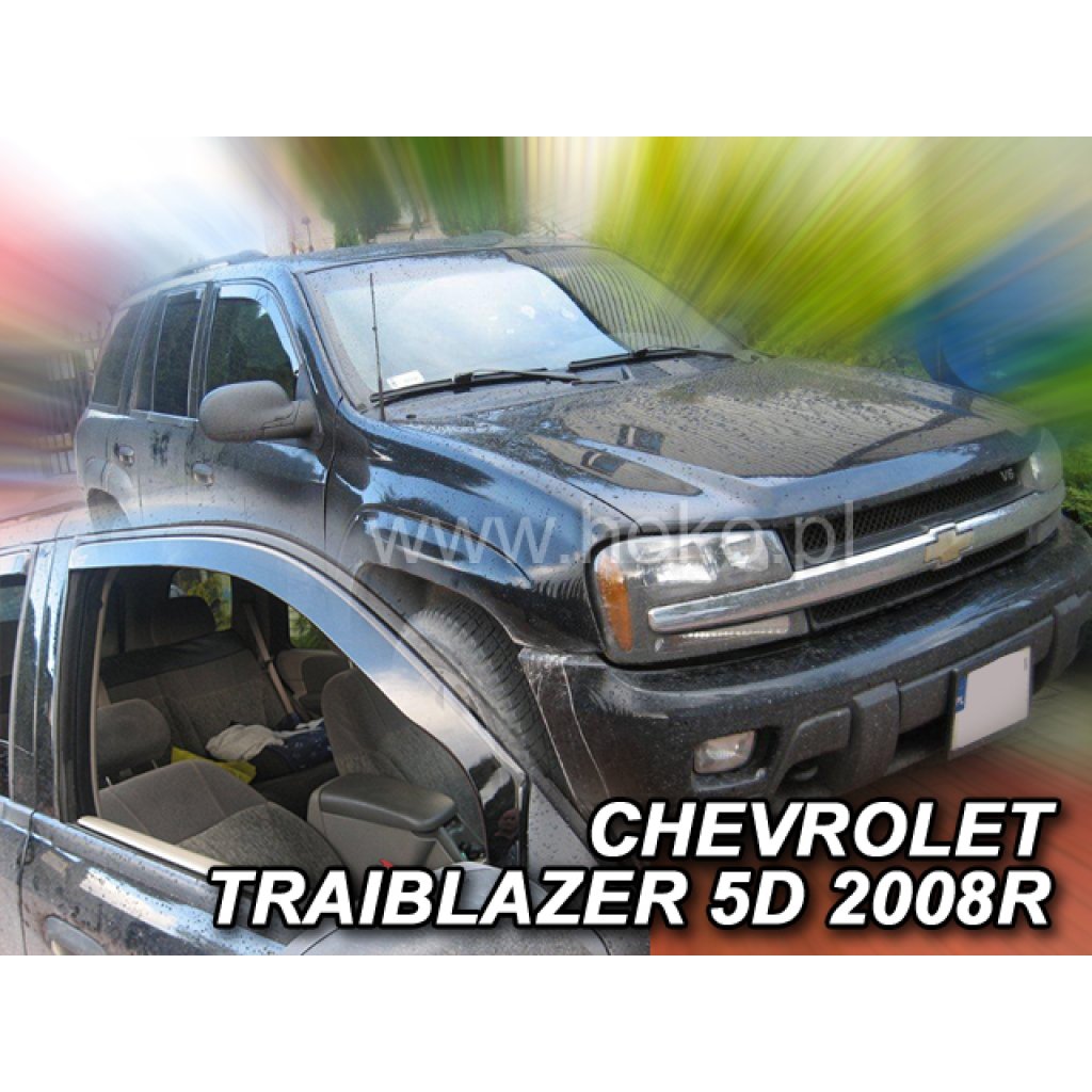 Ofuky oken Chevrolet Trailblazer 5D 2002-2009 přední | Heko