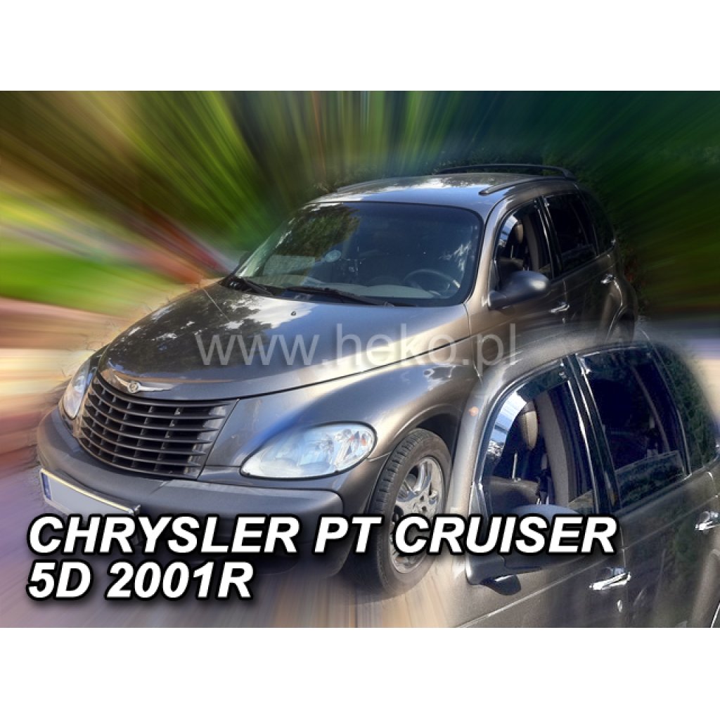 Ofuky oken Chrysler PT Cruiser 5D 2001- přední | Heko