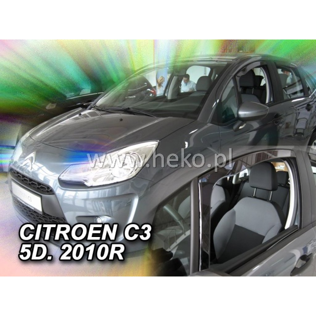Ofuky oken Citroen C3 5D 2010- přední | Heko