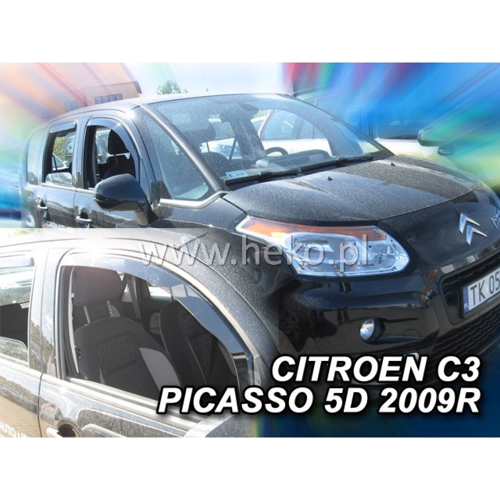 Ofuky oken Citroen C3 Picasso 5D 2009- přední | Heko