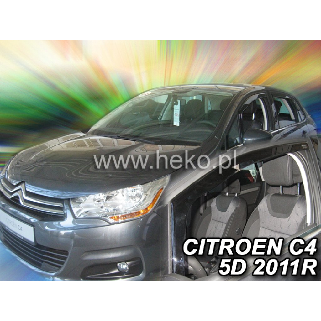 Ofuky oken Citroen C4 5D 2011- přední | Heko