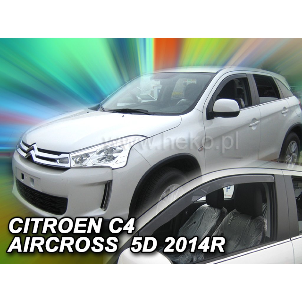 Ofuky oken Citroen C4 Aircross 5D 2012- přední | Heko
