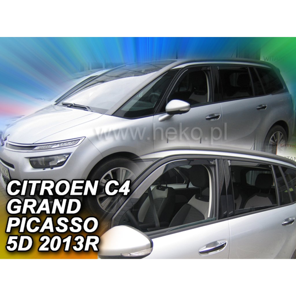 Ofuky oken Citroen C4 Grand Picasso 5D 2013- přední + zadní | Heko
