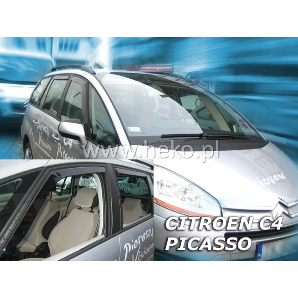 Ofuky oken Citroen C4 Picasso 5D 2006- přední + zadní | Heko
