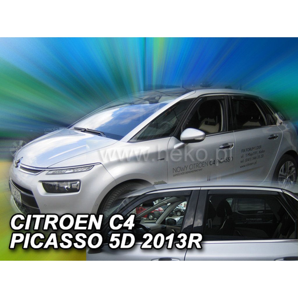Ofuky oken Citroen C4 Picasso 5D 2013- přední + zadní | Heko