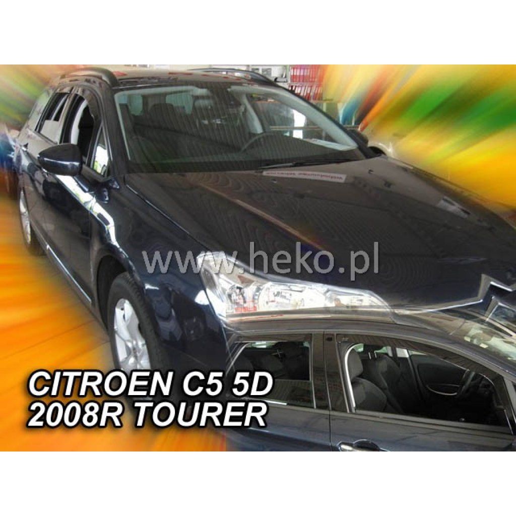 Ofuky oken Citroen C5 5D 2008- přední + zadní combi | Heko