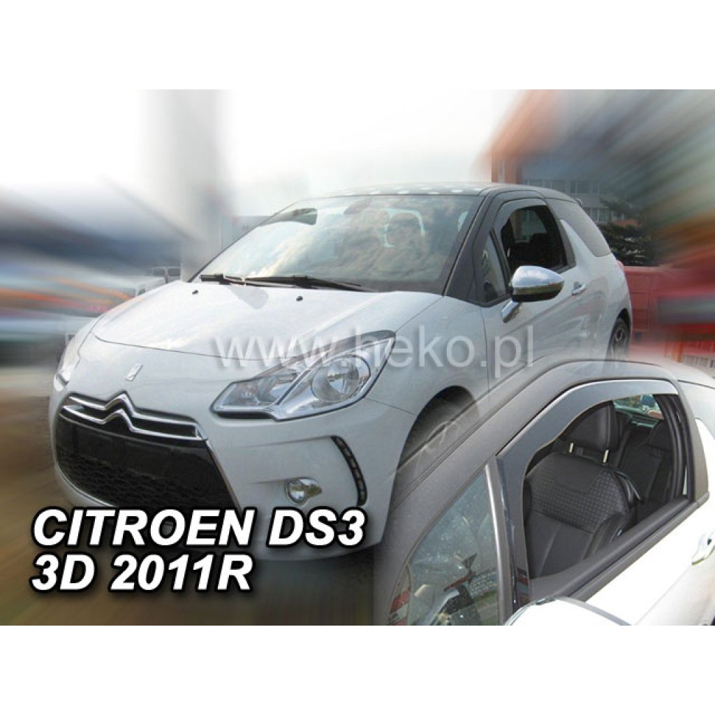 Ofuky oken Citroen DS3 3D 2010- přední | Heko