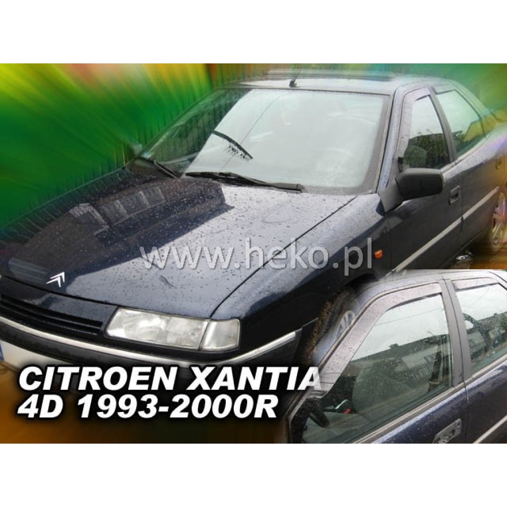 Ofuky oken Citroen Xantia 4D 1993-2000 přední + zadní sedan | Heko
