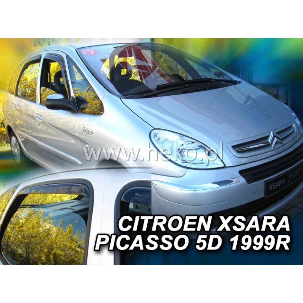 Ofuky oken Citroen Xsara Picasso 5D 1999- přední + zadní | Heko