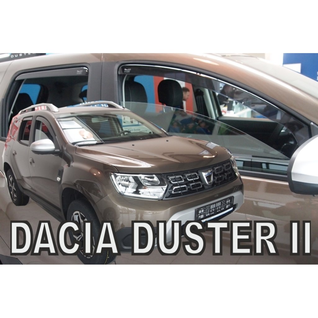 Ofuky oken Dacia Duster 5D 2018- přední + zadní | Heko