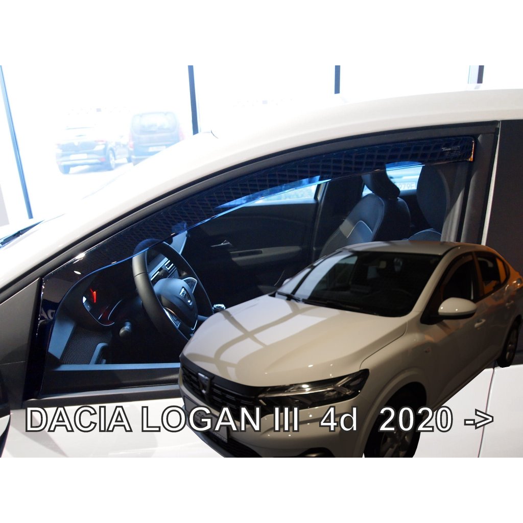 Ofuky oken Dacia Logan III 4dv 2020- přední | Heko