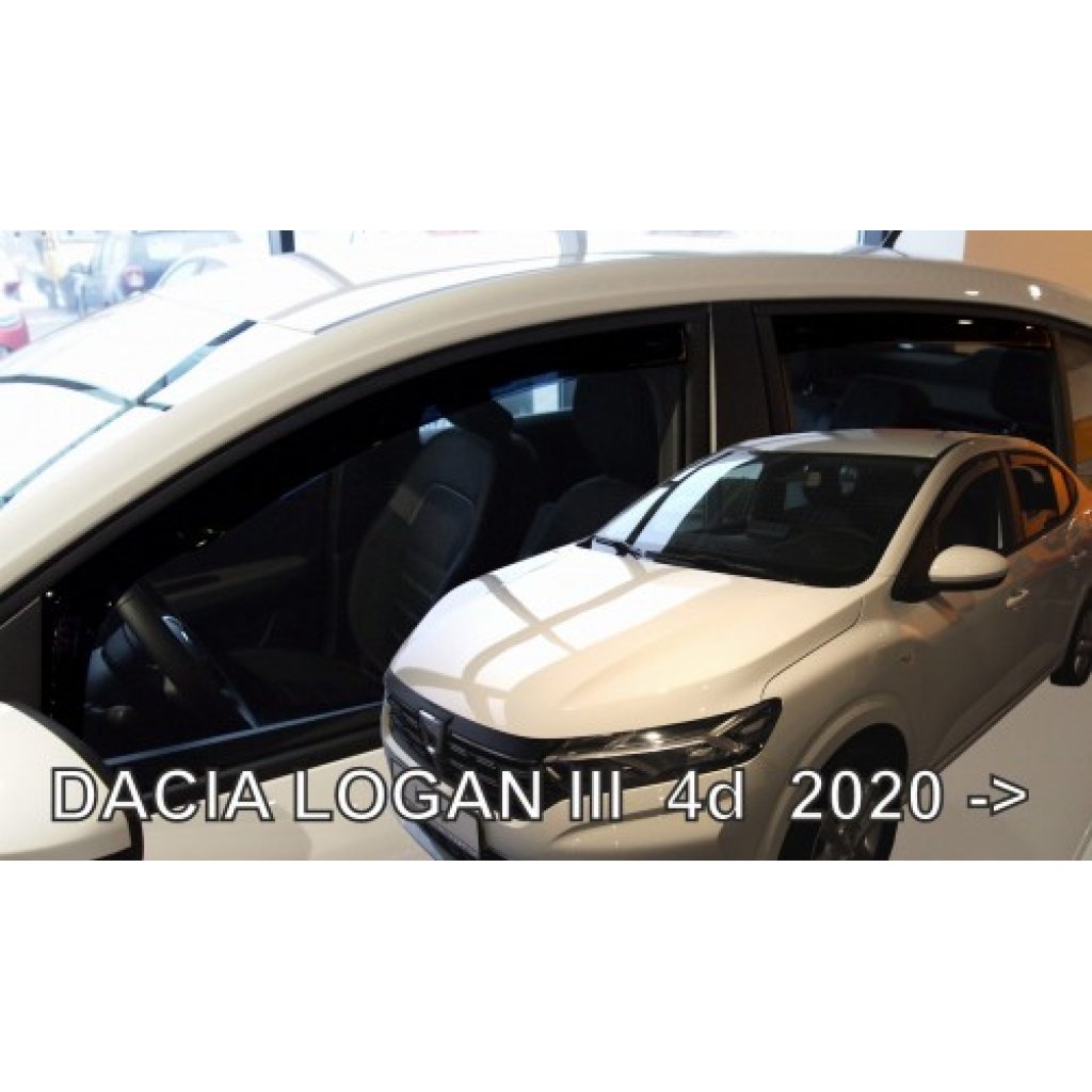 Ofuky oken Dacia Logan III 4dv sedan 2020- přední + zadní | Heko