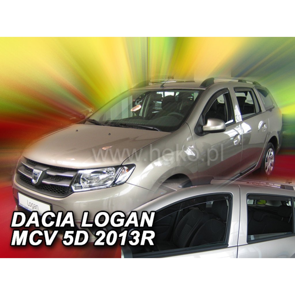 Ofuky oken Dacia Logan MCV II 5D 2013 přední + zadní | Heko