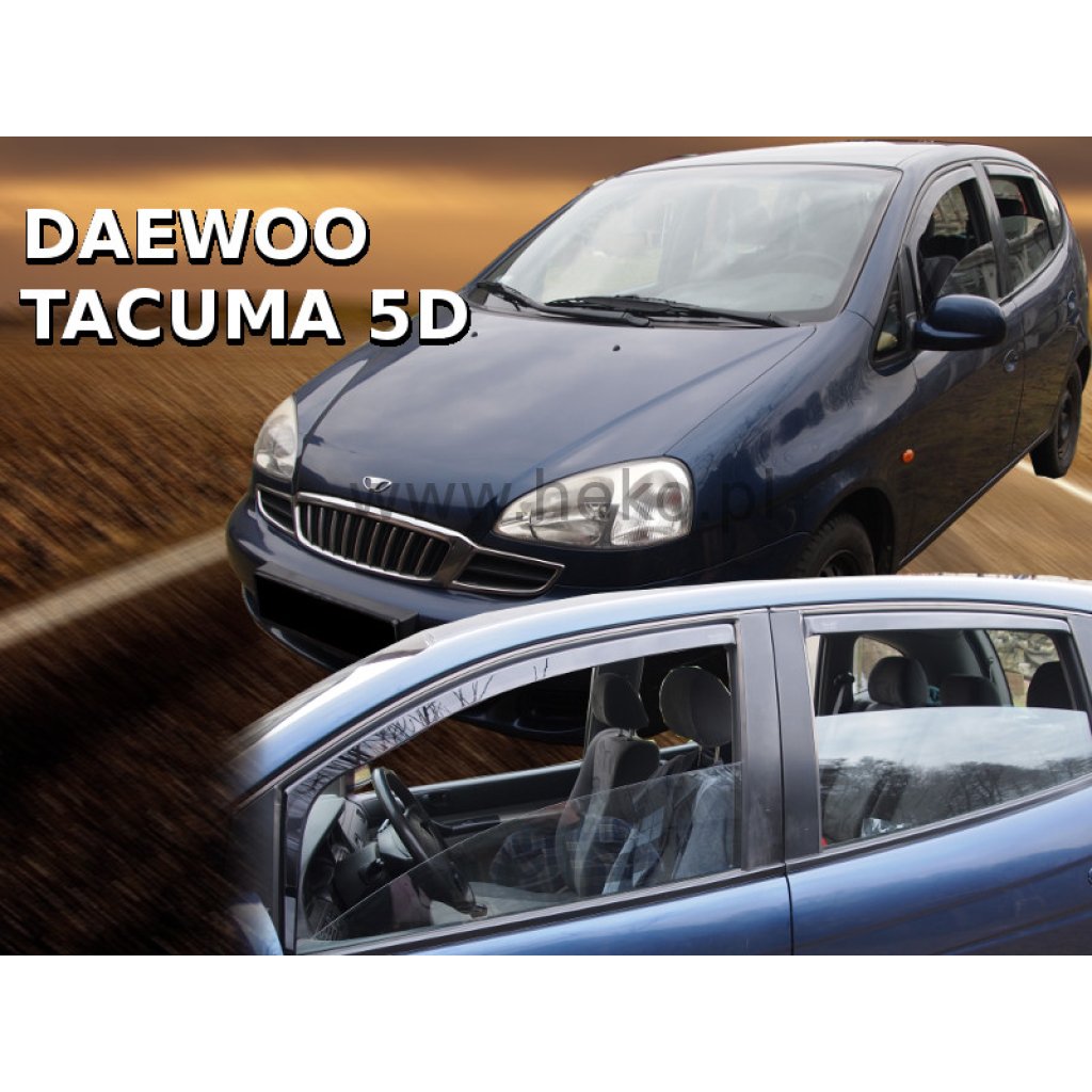 Ofuky oken Daewoo Tacuma 4D 2001- přední + zadní | Heko