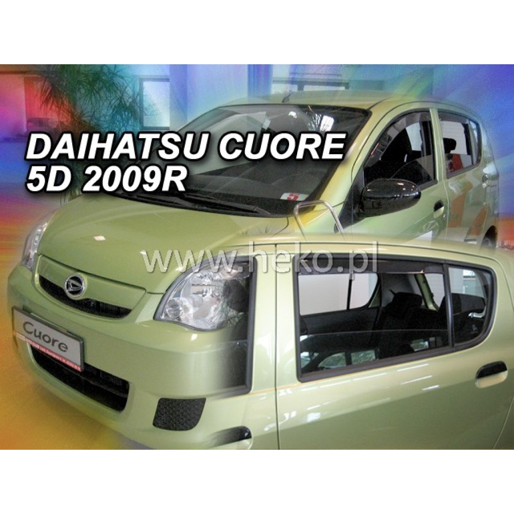 Ofuky oken Daihatsu Cuore Vll 5D 2007- přední + zadní | Heko