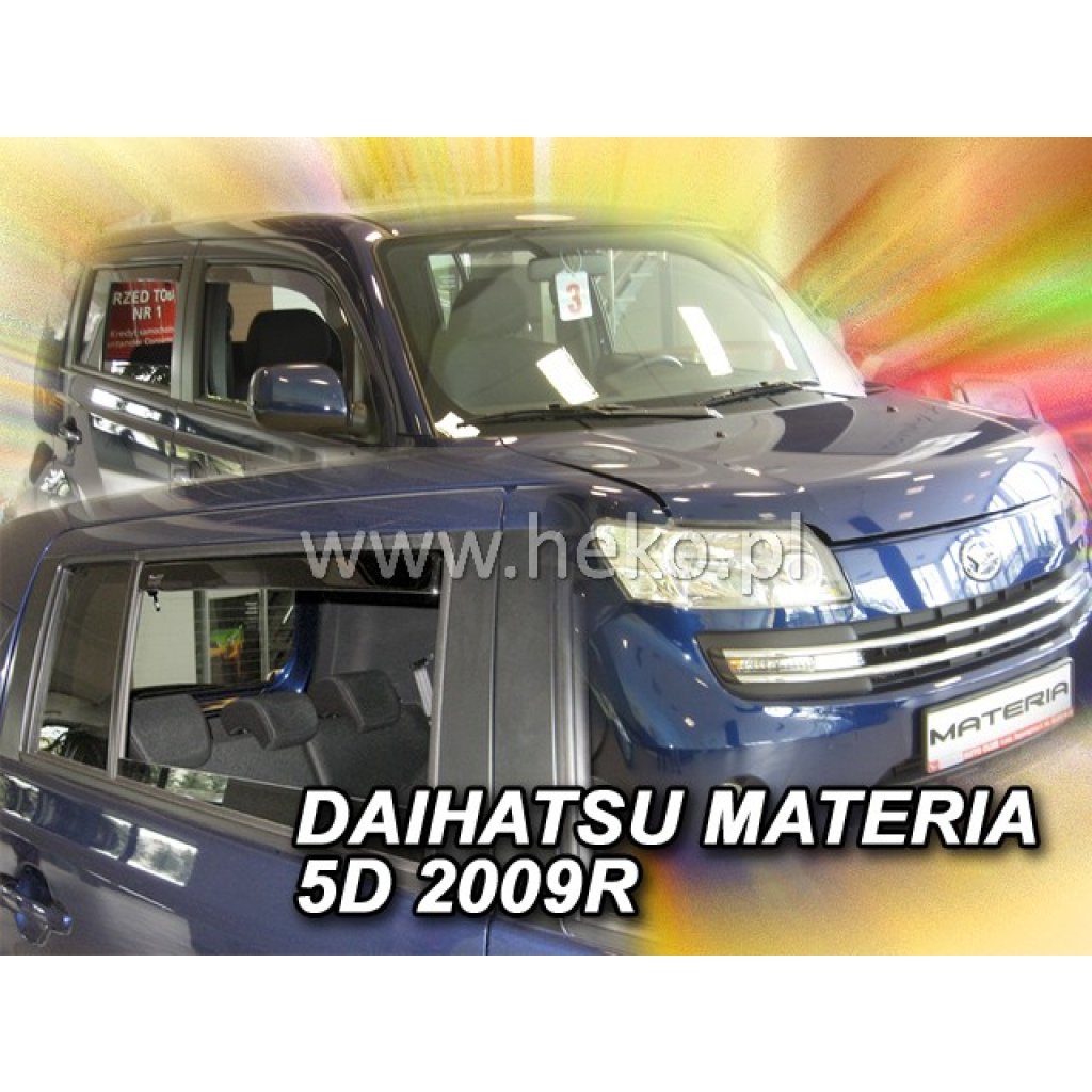 Ofuky oken Daihatsu Materia 5D 2006- přední + zadní | Heko