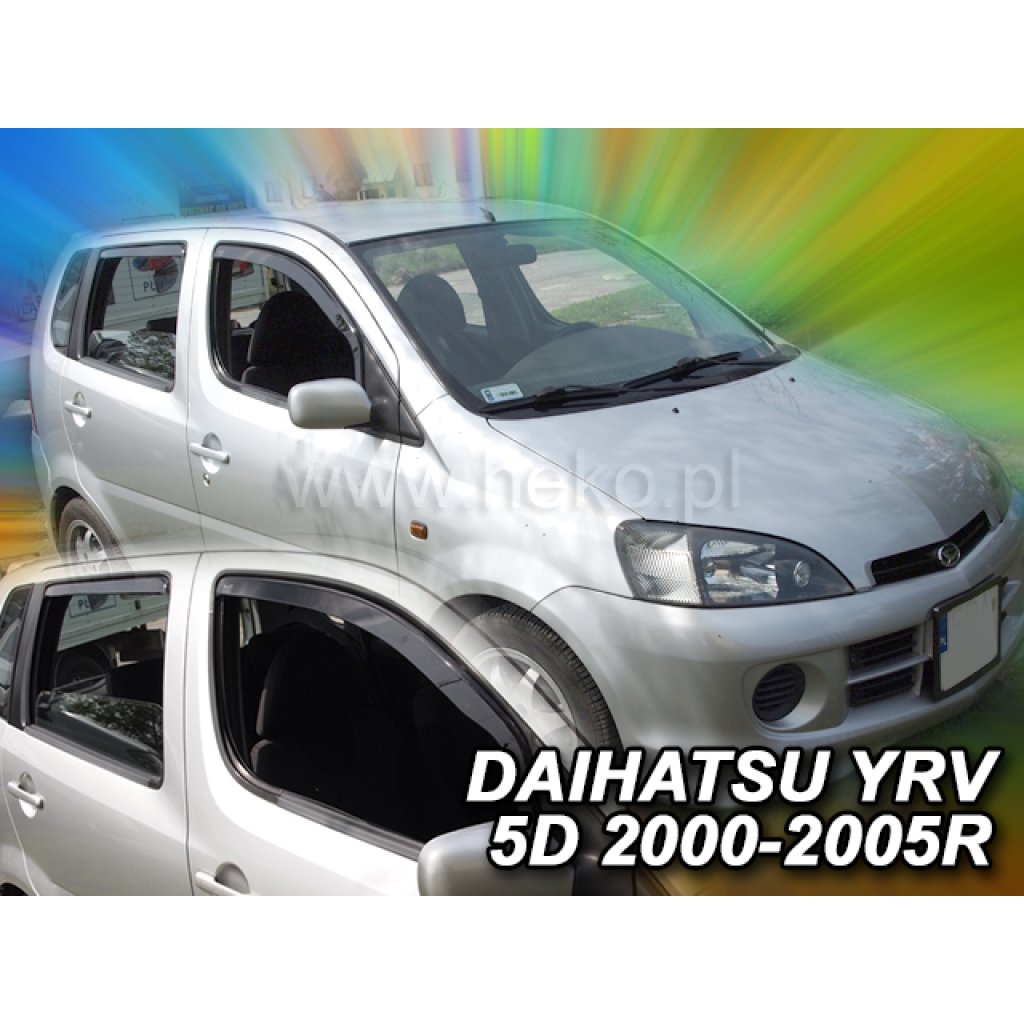 Ofuky oken Daihatsu YRV 5D 2000-2005 přední + zadní | Heko