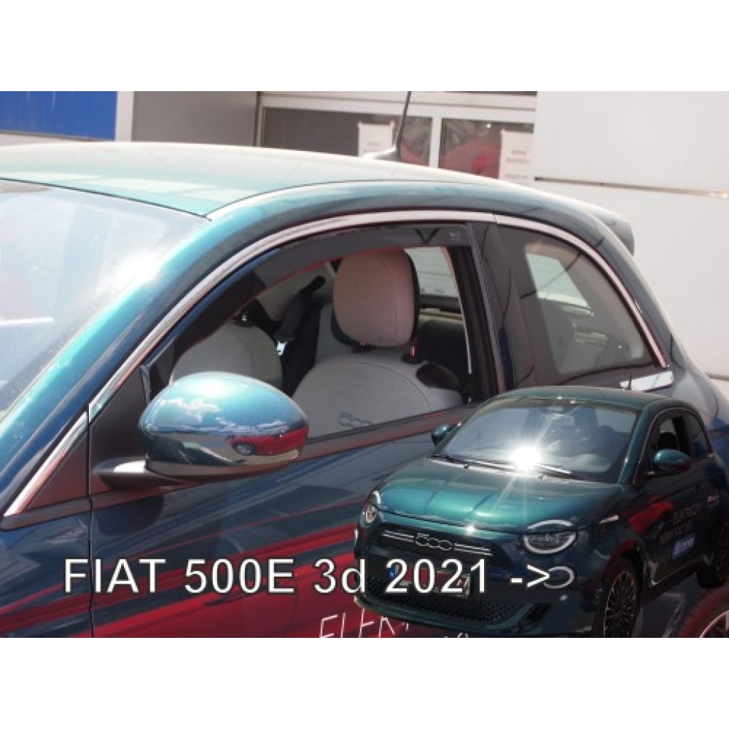 Ofuky oken Fiat 500 3D 2021- přední | Heko