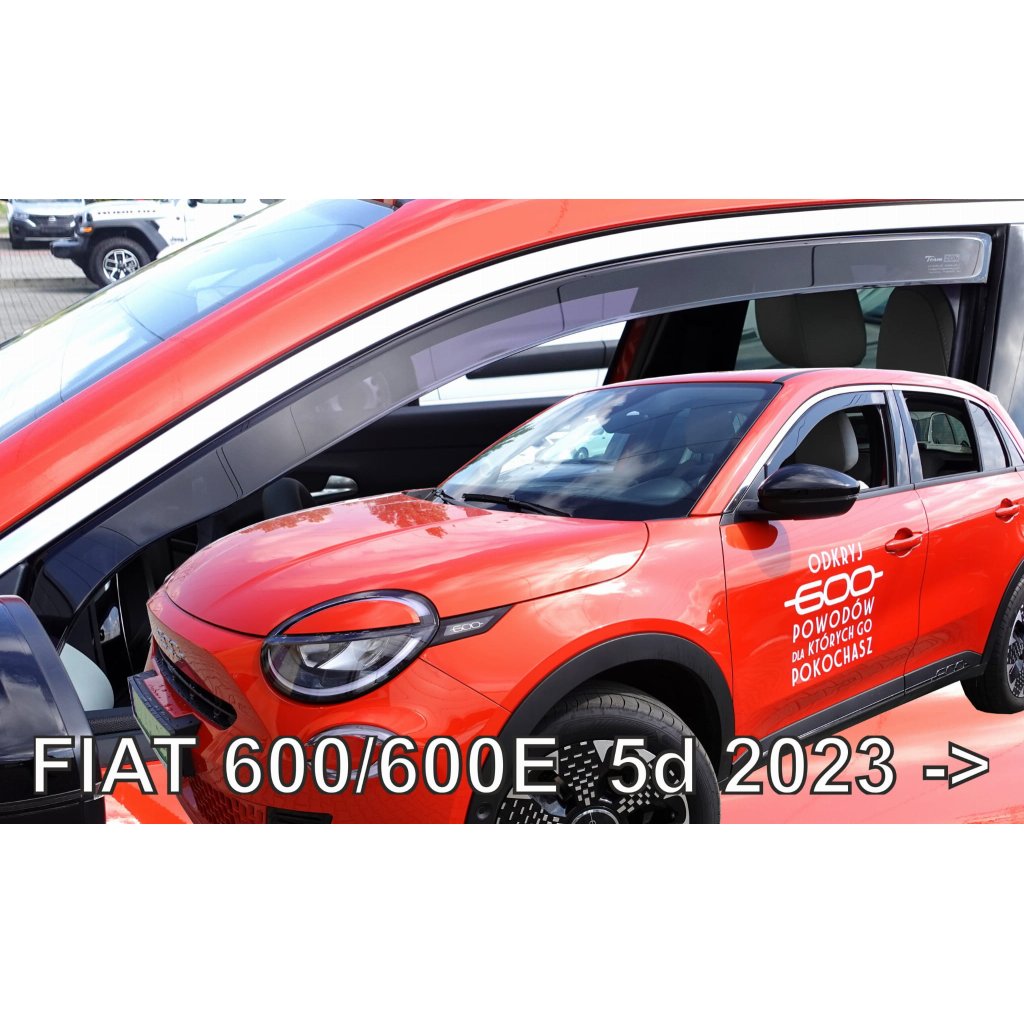 Ofuky oken Fiat 600/600E 5D 2023- přední | Heko