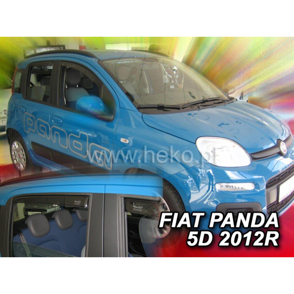 Ofuky oken Fiat Panda III 5D 2012- přední + zadní | Heko