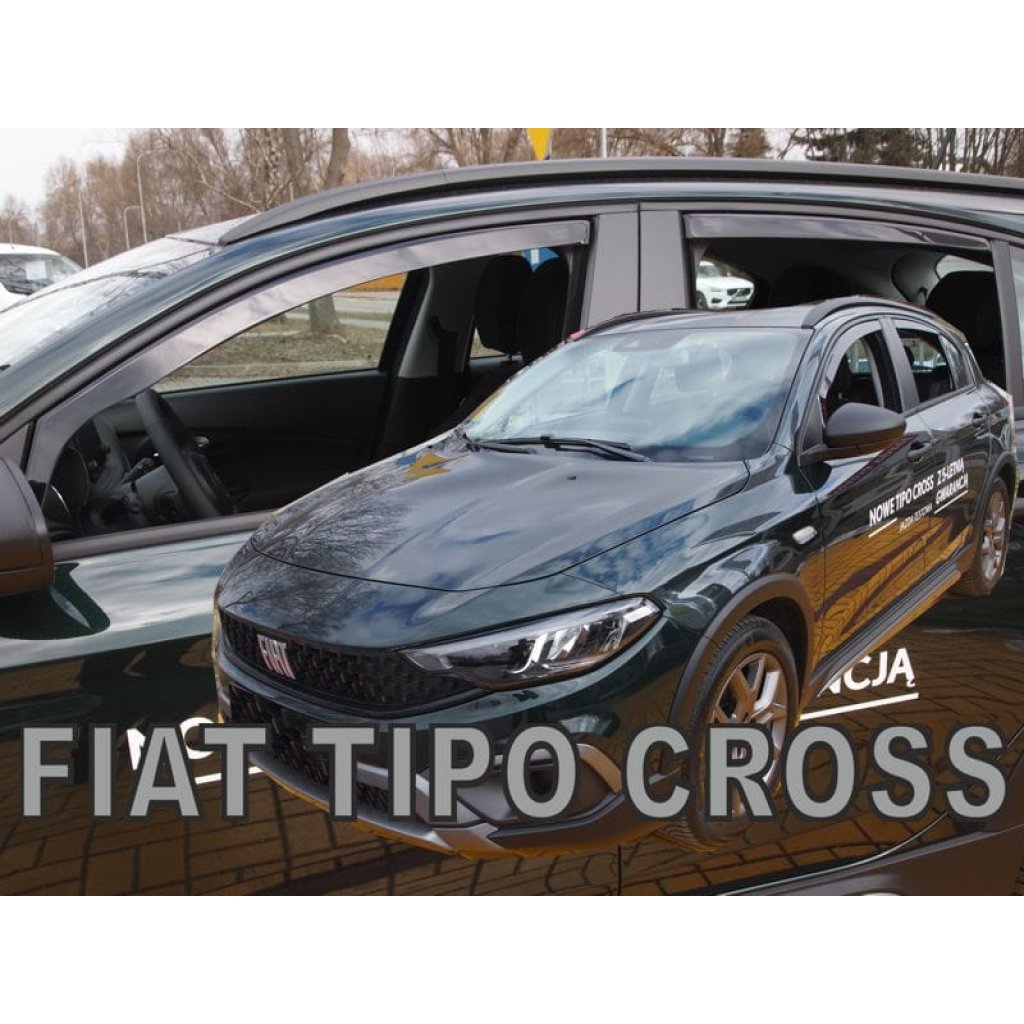 Ofuky oken Fiat Tipo Cross 5D 2021- přední + zadní | Heko