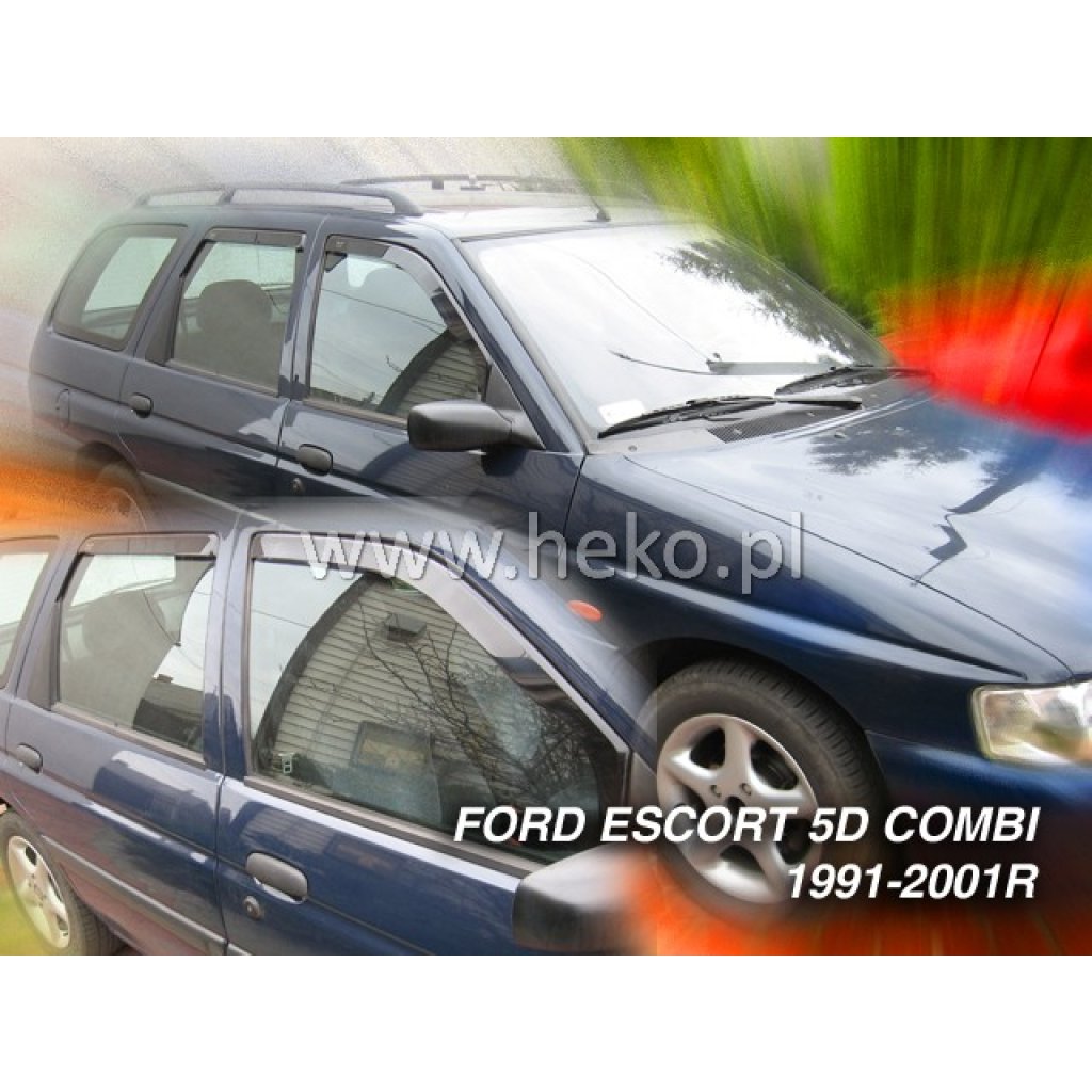 Ofuky oken Ford Escort 5D 1990-2001 přední + zadní combi | Heko