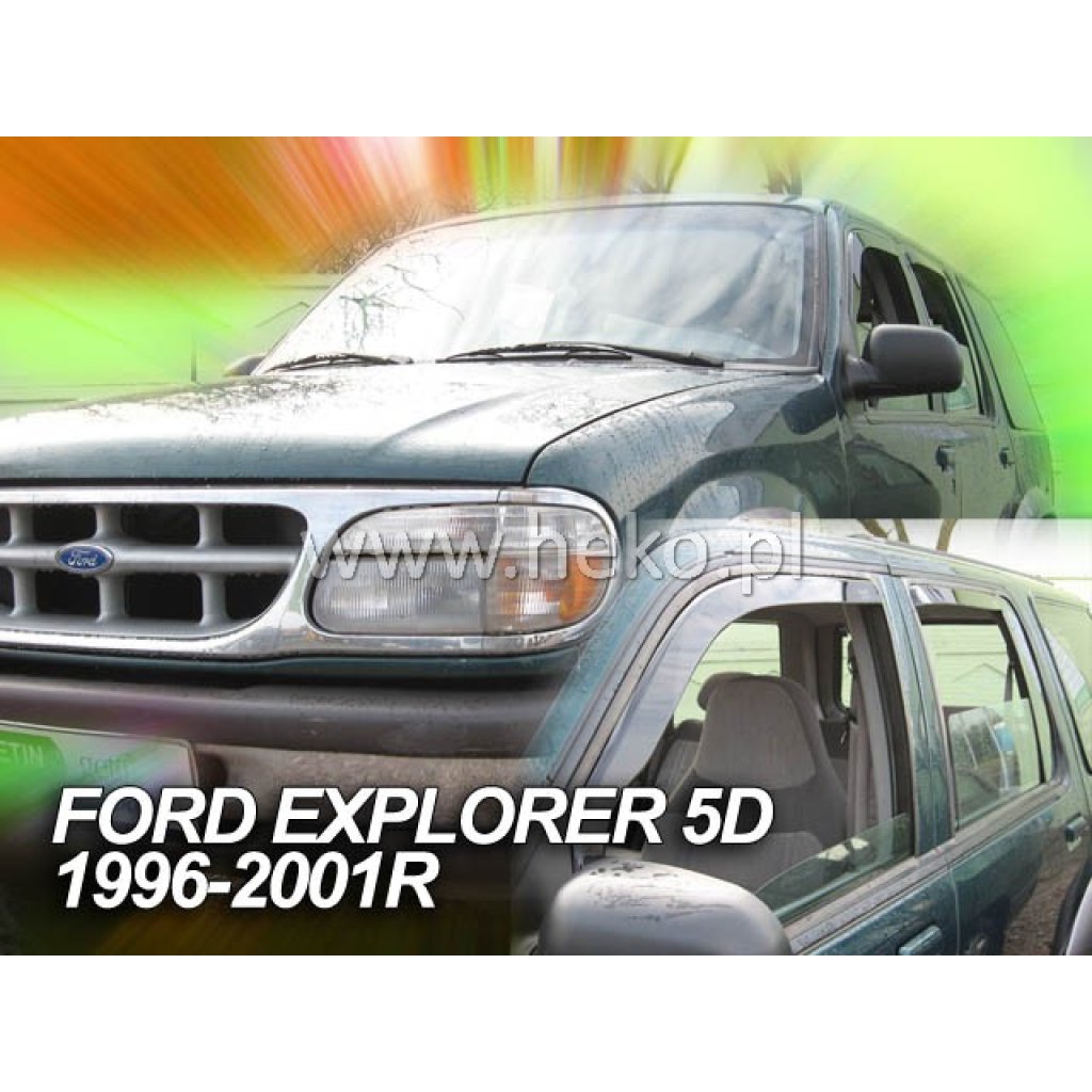Ofuky oken Ford Explorer 5D 1996-2001 přední + zadní | Heko