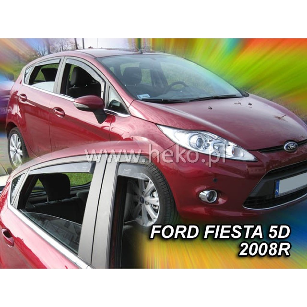 Ofuky oken Ford Fiesta 5D 2008- přední + zadní | Heko