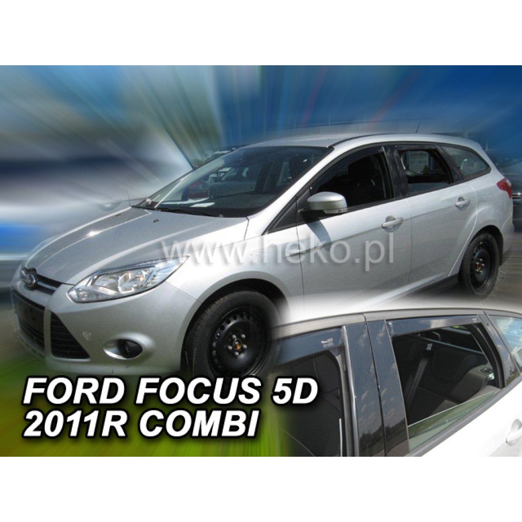 Ofuky oken Ford Focus 5D 2011- přední + zadní combi | Heko