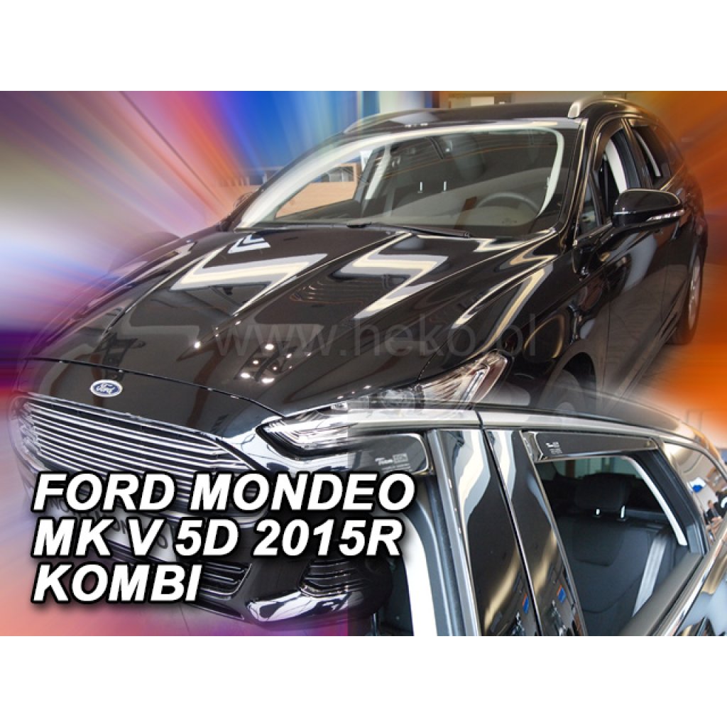 Ofuky oken Ford Mondeo 5D 2015- přední + zadní combi | Heko