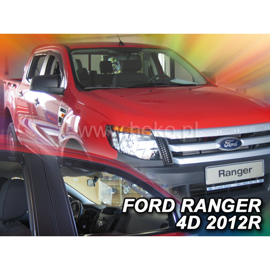 Ofuky oken Ford Ranger 4D 2012-2022 přední | Heko