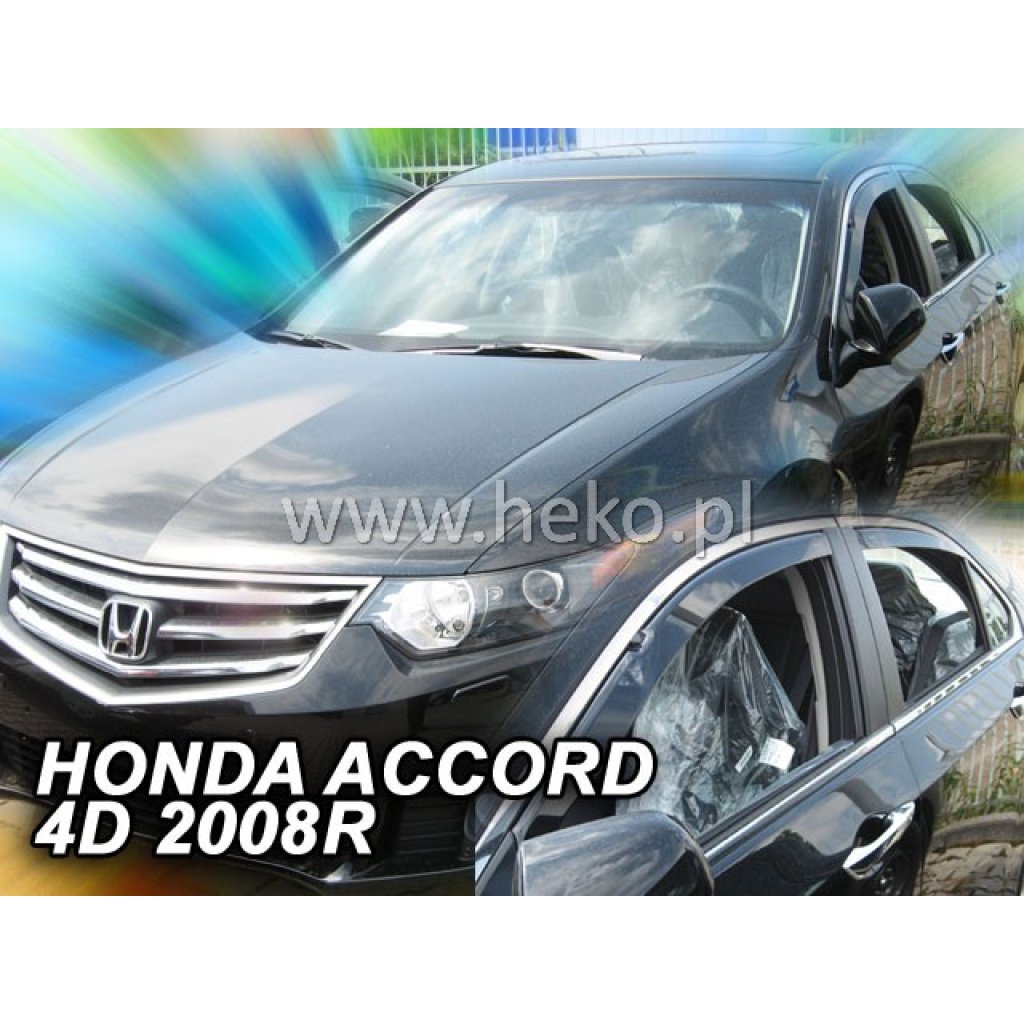 Ofuky oken Honda Accord 4D 2008- přední + zadní sedan | Heko