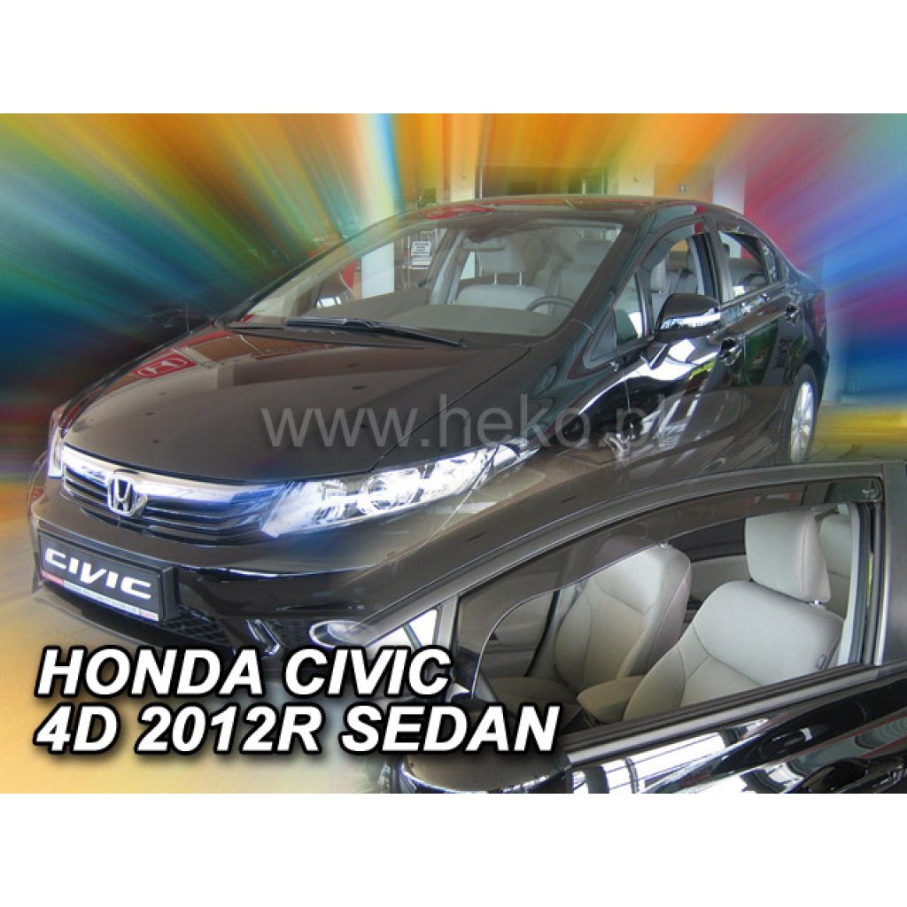 Ofuky oken Honda Civic 4D 2012- přední sedan | Heko