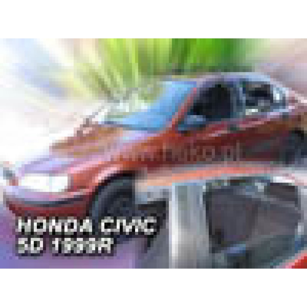 Ofuky oken Honda Civic 4D EJ, EK 1996-2000 přední + zadní | Heko