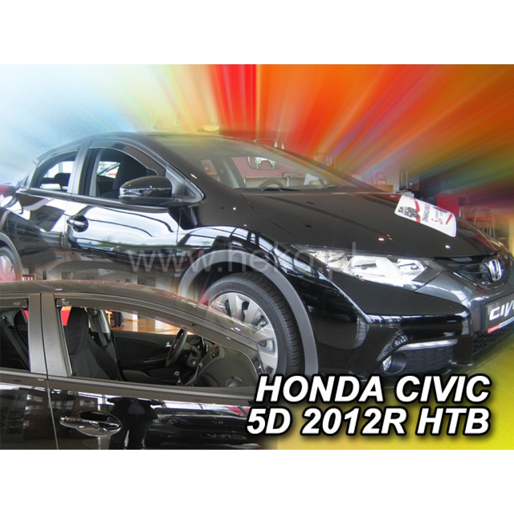 Ofuky oken Honda Civic 5D 2012- přední | Heko