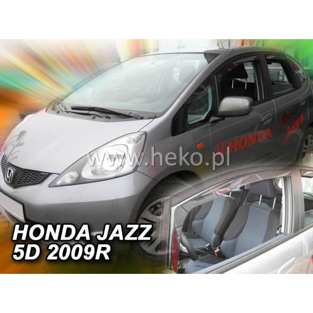 Ofuky oken Honda Jazz 5D 2009- přední | Heko