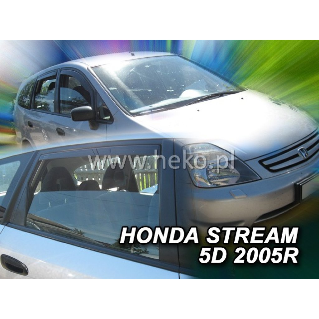 Ofuky oken Honda Stream 5D 2000-2007 přední + zadní | Heko