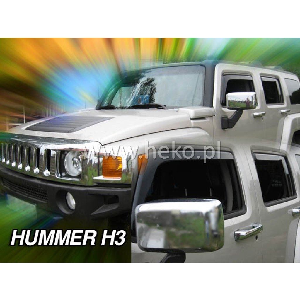 Ofuky oken Hummer H3 5D přední + zadní | Heko