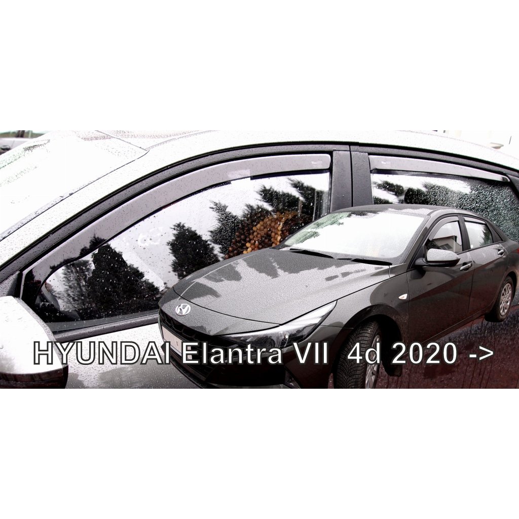 Ofuky oken Hyundai Elantra VII 4dv 2020- přední + zadní | Heko