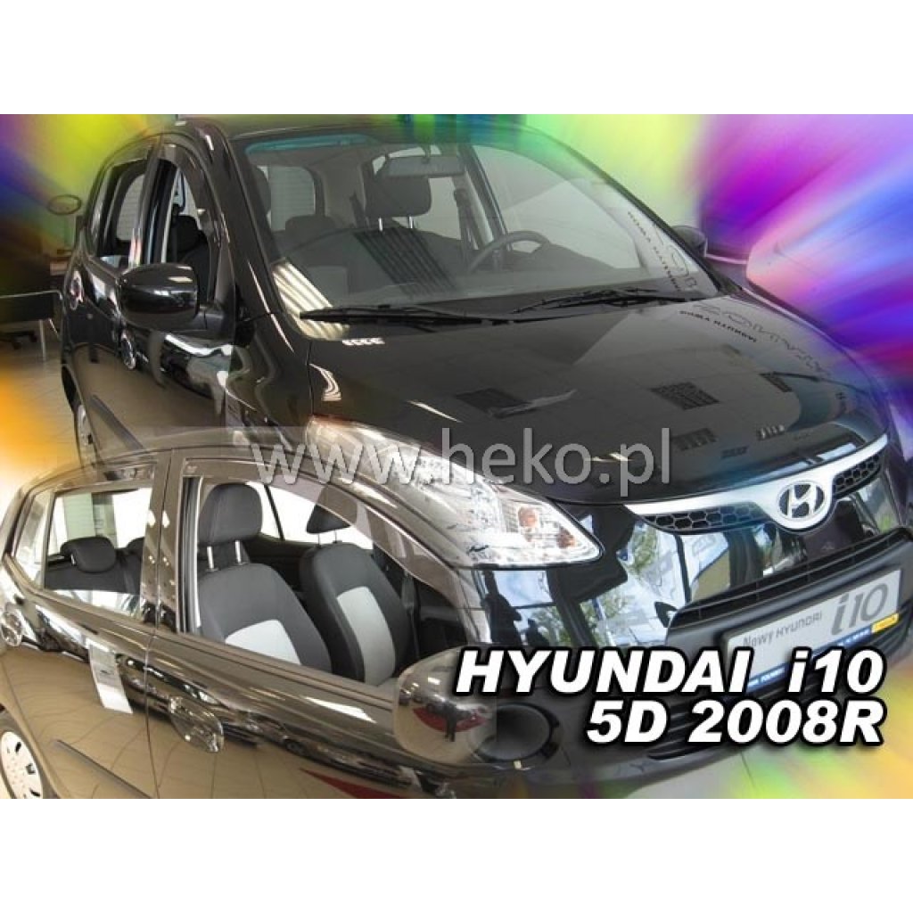 Ofuky oken Hyundai i10 5D 2008- přední + zadní | Heko
