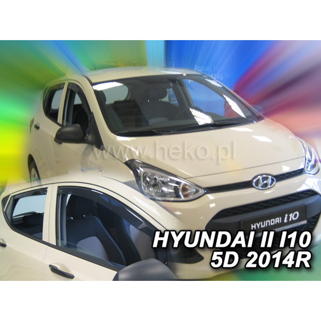 Ofuky oken Hyundai i10 5D 2014- přední + zadní | Heko