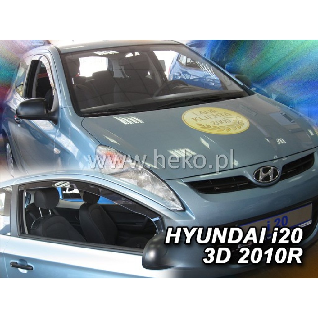 Ofuky oken Hyundai i20 3D 2010- přední | Heko