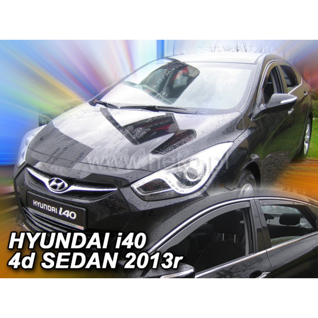 Ofuky oken Hyundai i40 4D 2011- přední + zadní sedan | Heko