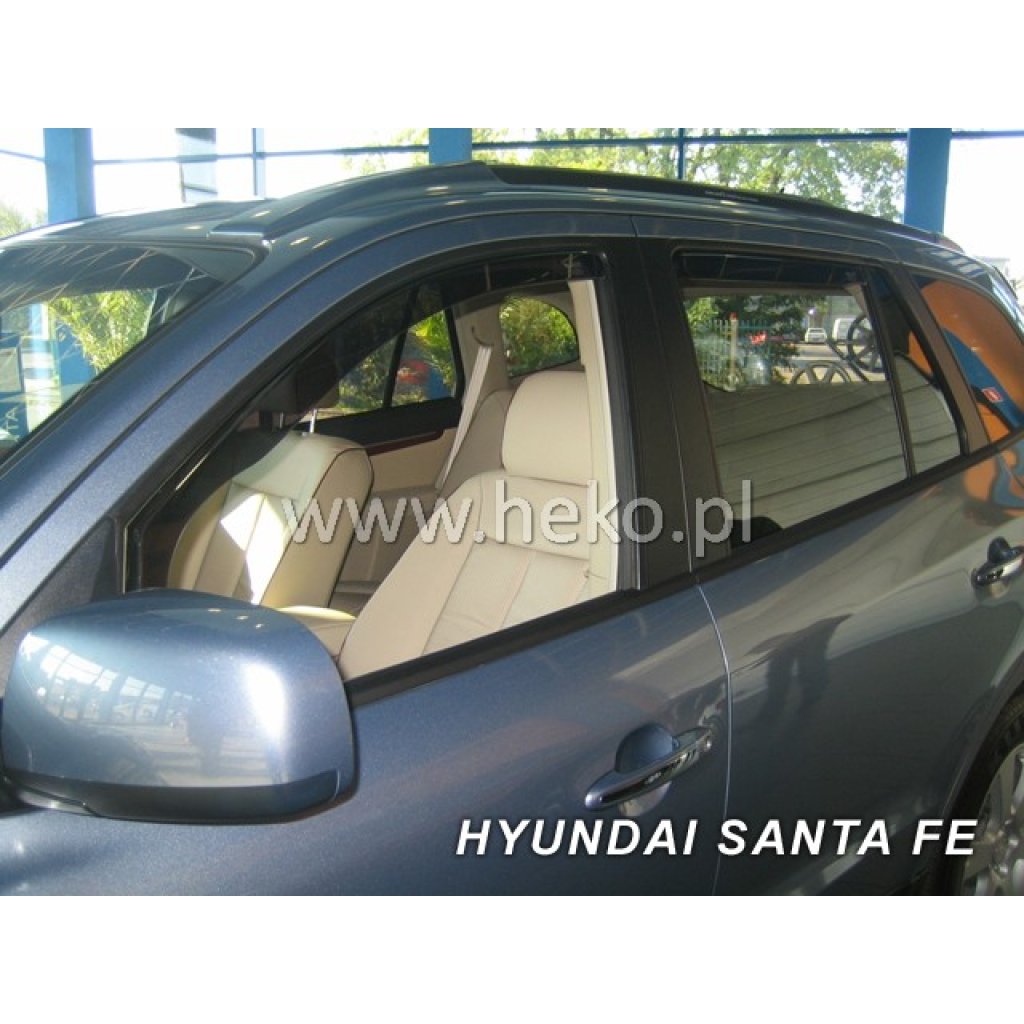 Ofuky oken Hyundai Santa Fe 5D 2000- přední + zadní | Heko