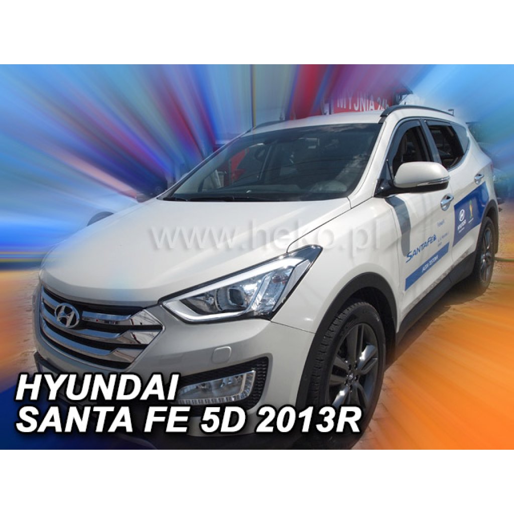 Ofuky oken Hyundai Santa Fe III 5D 2012- přední + zadní | Heko