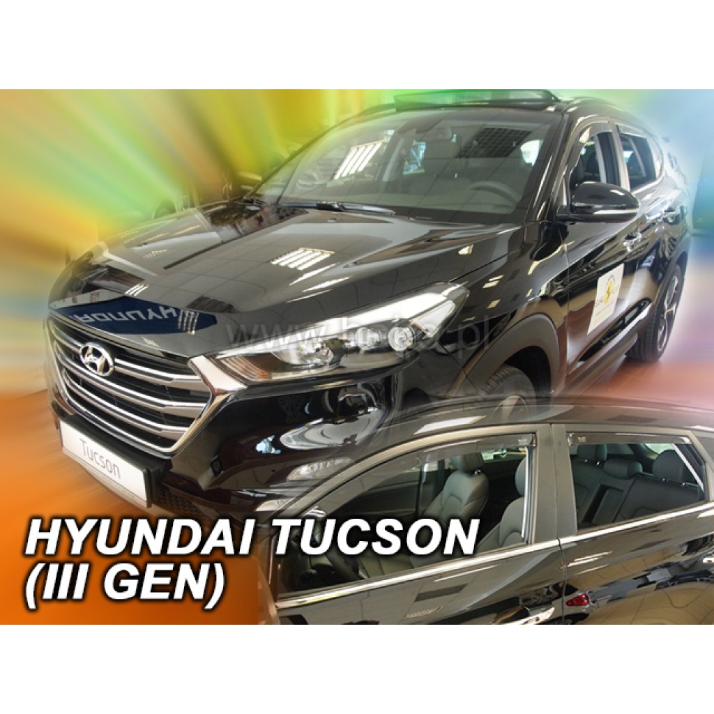 Ofuky oken Hyundai Tucson 5D 2015-2020 přední + zadní | Heko