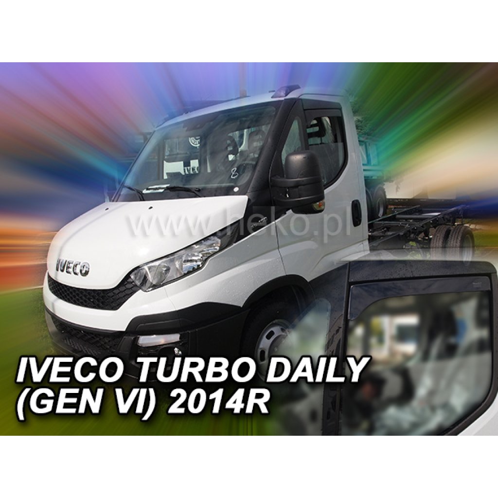 Ofuky oken Iveco Turbo Daily VI 2014- přední krátké provedení (OPK) | Heko