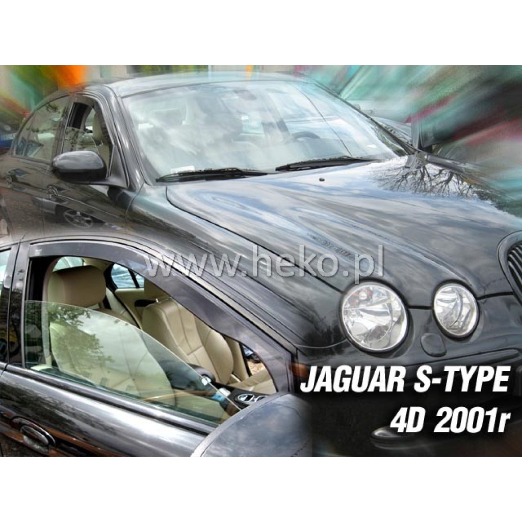Ofuky oken Jaguar S-Type 4D 2001- přední | Heko
