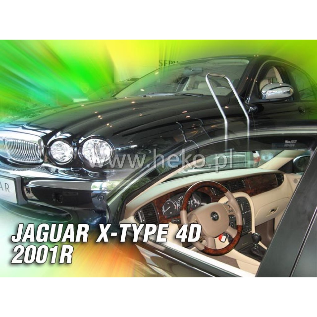 Ofuky oken Jaguar X-Type 4D 2001-2009 přední | Heko
